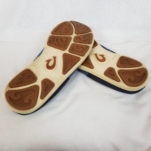 OLUKAI Men's Mesh Flexible Comfortable Slip On Casual Sneakers Blue Size ? ~4397 - Picture 8 of 8